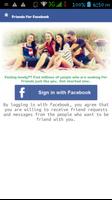 Friends for Facebook poster