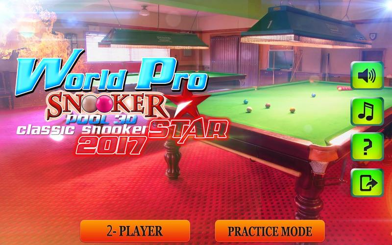 World Snooker Star Pool 3D Classic Pro 2017 pour Android - Téléchargez l'APK