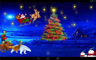 Christmas Night Live Wallpaper capture d'écran 2