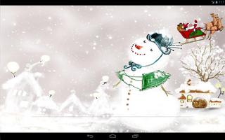 Christmas Snow Live Wallpaper capture d'écran 3