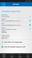 Steadfast Agencies App capture d'écran 2