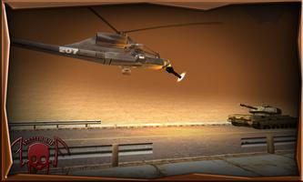 Poster Tank VS Helicopter - Army War