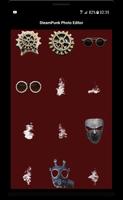 Steampunk Photo Editor Steam Punk Gas Mask & Gears تصوير الشاشة 1
