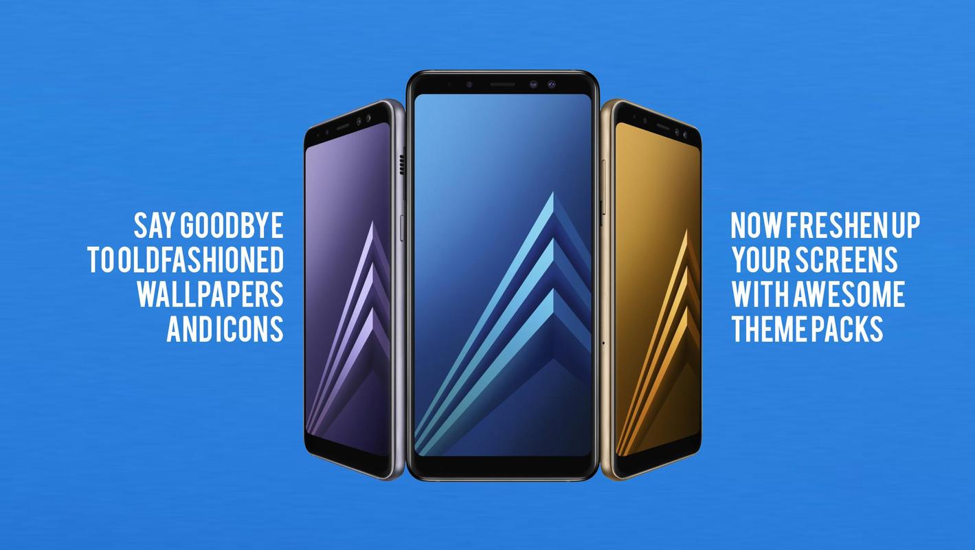 Theme For Galaxy A8 2018 Icon Pack Wallpaper For Android Apk