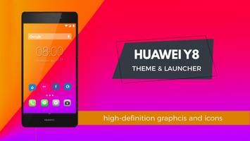 Theme for Huawei Y8 screenshot 1