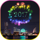 2017 New Year Live Wallpaper icône