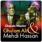 Ghulam Ali and Mehdi Hassan Ghazals ไอคอน