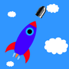 Rocket fly icono