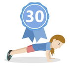 30 Dagen Plank Uitdaging-icoon