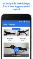 30 Tage Plank Challenge Plakat