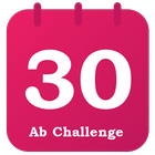30 Day Ab Workout Challenge icône