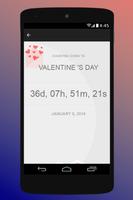 Valentines Day Countdown capture d'écran 1