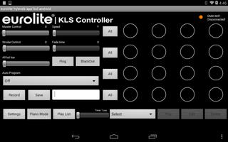 Eurolite KLS Controller capture d'écran 2