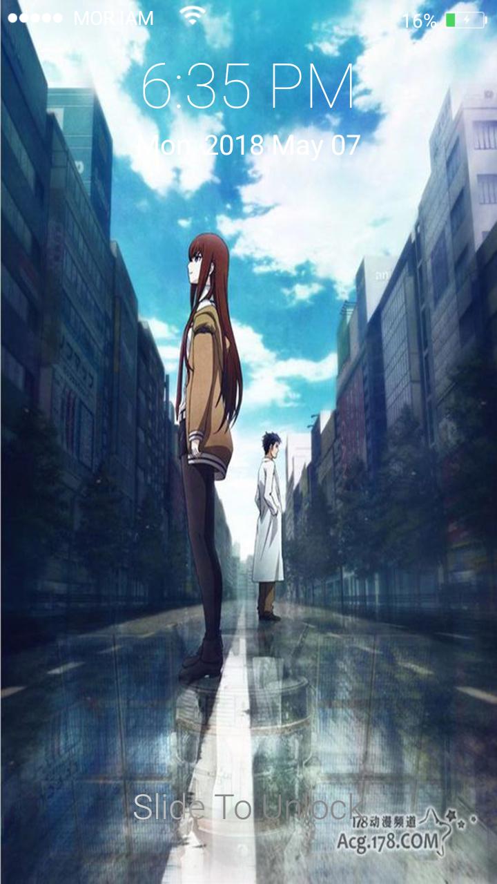 Android 用の Steins Gate 0 Season 2 Okabe And Kurisu Lockscreen Apk をダウンロード