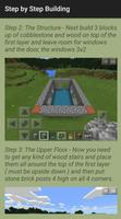 Step Building Ideas For Minecraft постер