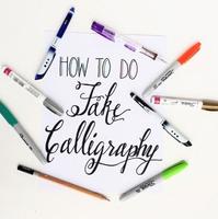 Step by Step Calligraphy Tutorials 포스터