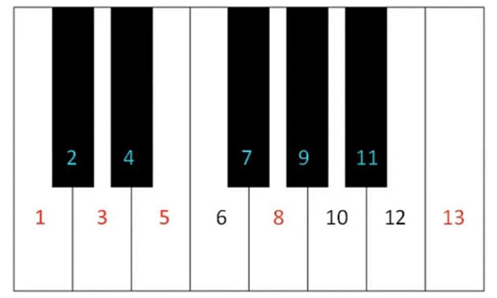 Как научиться играть роли. Цифры для синтезатора. Цифры для клавиш синтезатора. Что сыграть на пианино. Числа Фибоначчи в Музыке.