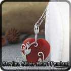 Sterling Silver Heart Pendant icône