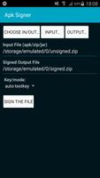 Подписывание APK Файла পোস্টার