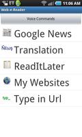 Web Reader & Translator plakat