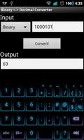 Binary <-> Decimal Converter الملصق