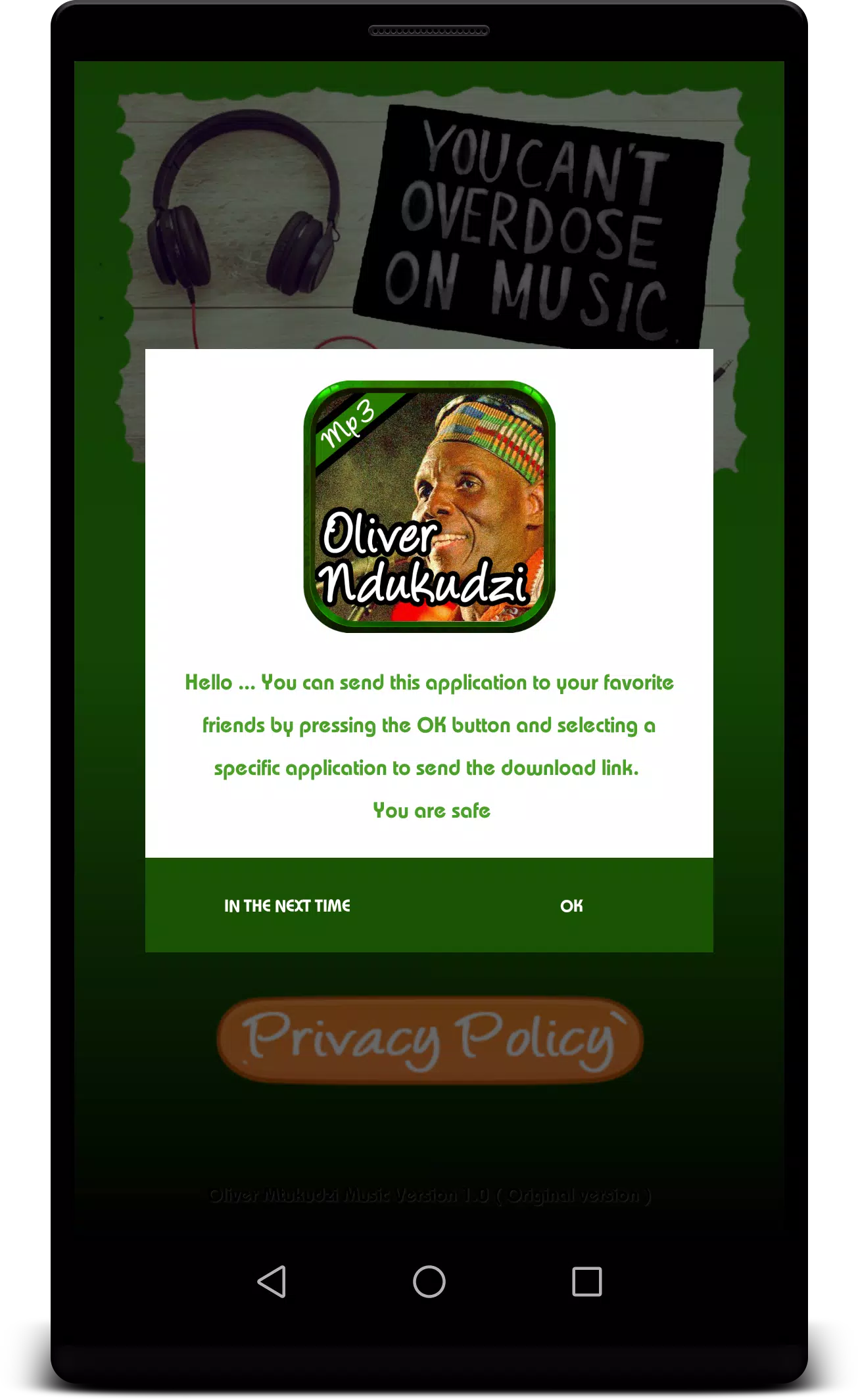 Oliver Mtukudzi Songs- MP3 APK for Android Download