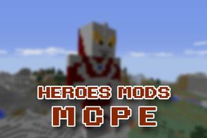 Guia heróis MODS para MCPE Cartaz