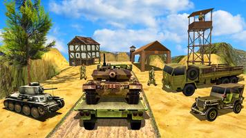 Us Army Truck: Offroad Military Transport Sim Ekran Görüntüsü 1