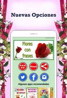 Flores con Frases Plakat