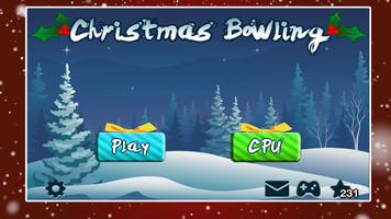 3D Christmas Bowling - Free Affiche