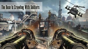 برنامه‌نما US Army Gunner Battle City War عکس از صفحه