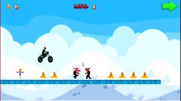 StickMan Santa Driver ảnh chụp màn hình 1