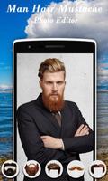 Man Hair Mustache Photo Editor تصوير الشاشة 2