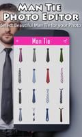 Man Tie Photo Editor پوسٹر