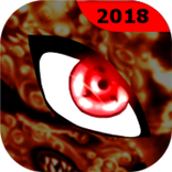 Sharingan Eye Anime Photo Sticker Art Design