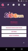 استیکرام - دنیای استیکر पोस्टर