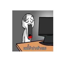 สติ๊กเกอร์ผมนี่ เม้นไลน์ เฟส Screenshot 1