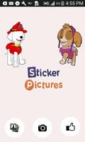 Sticker pics for Paw Patrol poster