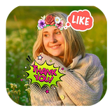 Stickers Speech Bubbles Zeichen