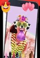 برنامه‌نما Snap Stickers filters Photos عکس از صفحه