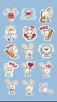 Cute Bunny Stickers Screenshot 1