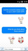 Cute Bunny Stickers Screenshot 2