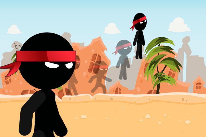 Stickman Ninja постер.