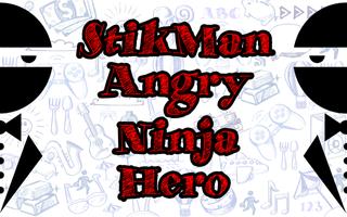 Stickman Angry Ninja Hero plakat