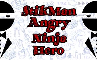 Stickman Angry Ninja Hero تصوير الشاشة 1