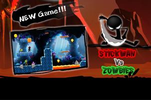 Stickman Ninja Clash Zombies Plakat