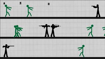 Stickman vs Zombies capture d'écran 1