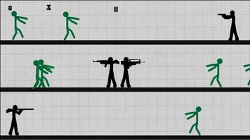 Stickman vs Zombies ảnh chụp màn hình 1