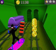 Subway Stickman Adventure ภาพหน้าจอ 2