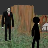 Stickman Trapped Night at Slender Droid